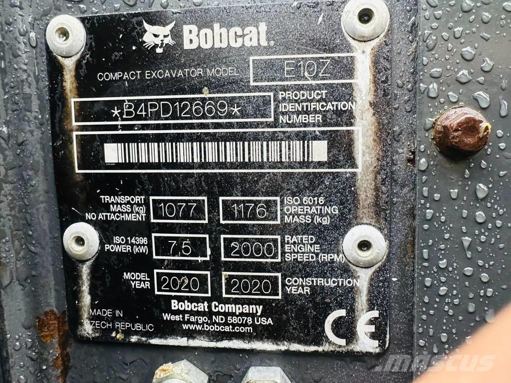 Bobcat E 10z Miniekskavaatorid < 7 t