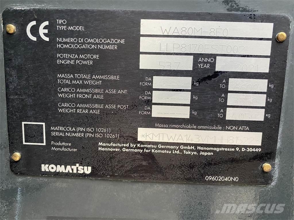 Komatsu WA80M-8EO Mitmeotstarbelised laadurid