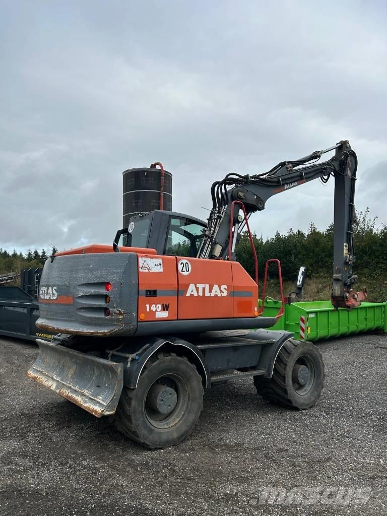 Atlas 140 W Ratasekskavaatorid