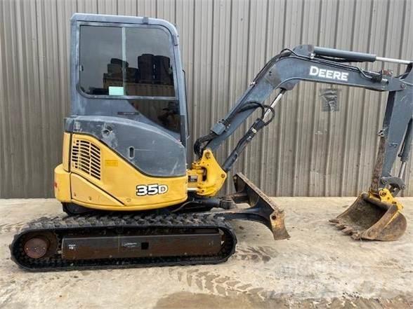 John Deere 35D Miniekskavaatorid < 7 t