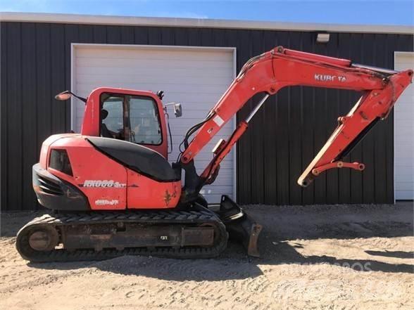 Kubota KX080-4 Roomikekskavaatorid