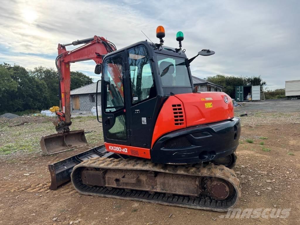 Kubota KX 080-4 Väikeekskavaatorid 7t-12t