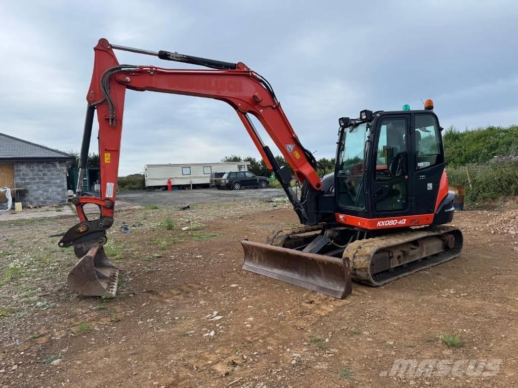 Kubota KX 080-4 Väikeekskavaatorid 7t-12t