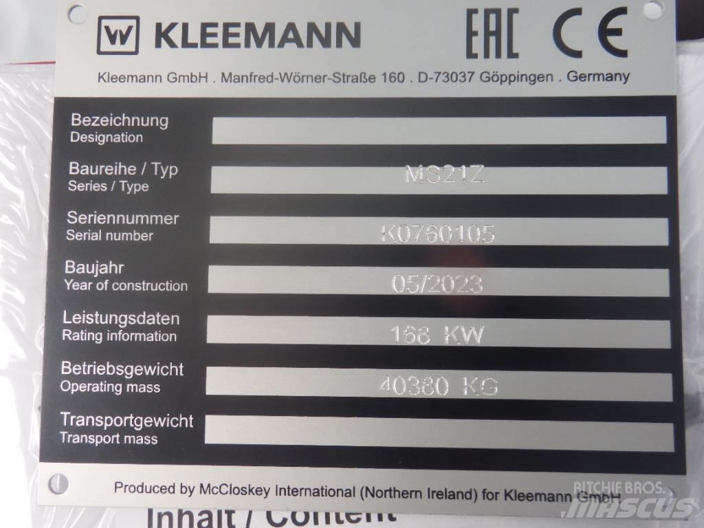 Kleemann MS 21 Z Sõelad