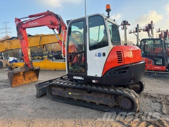 Kubota KX 080-3 Väikeekskavaatorid 7t-12t