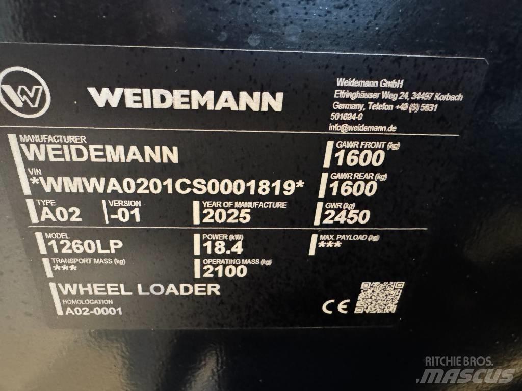 Weidemann 1260 LP Mitmeotstarbelised laadurid