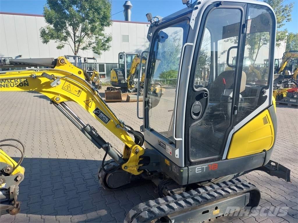 Wacker Neuson ET18 Roomikekskavaatorid
