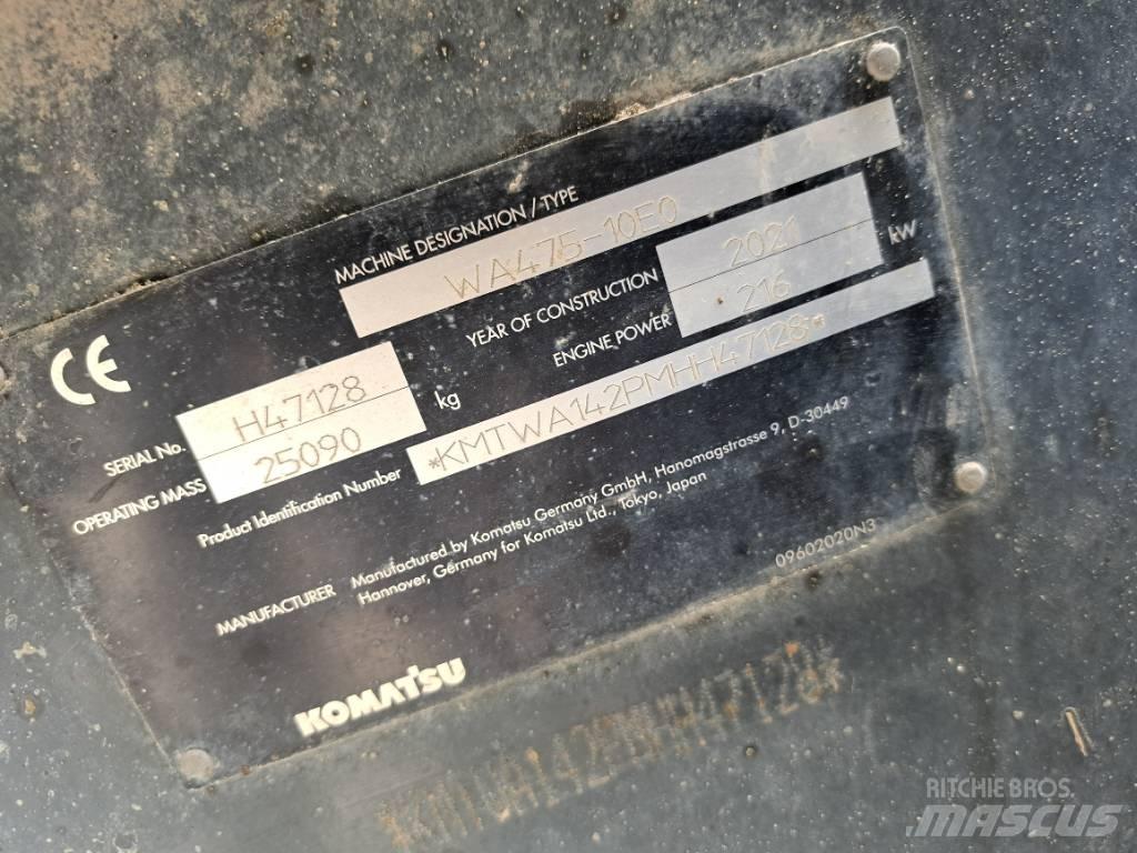 Komatsu WA475-10E0 Rataslaadurid