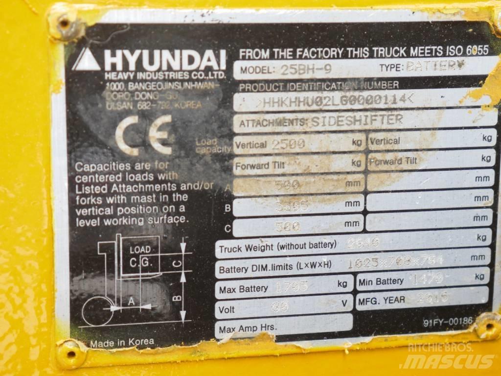 Hyundai 25 BH-9 Elektritõstukid