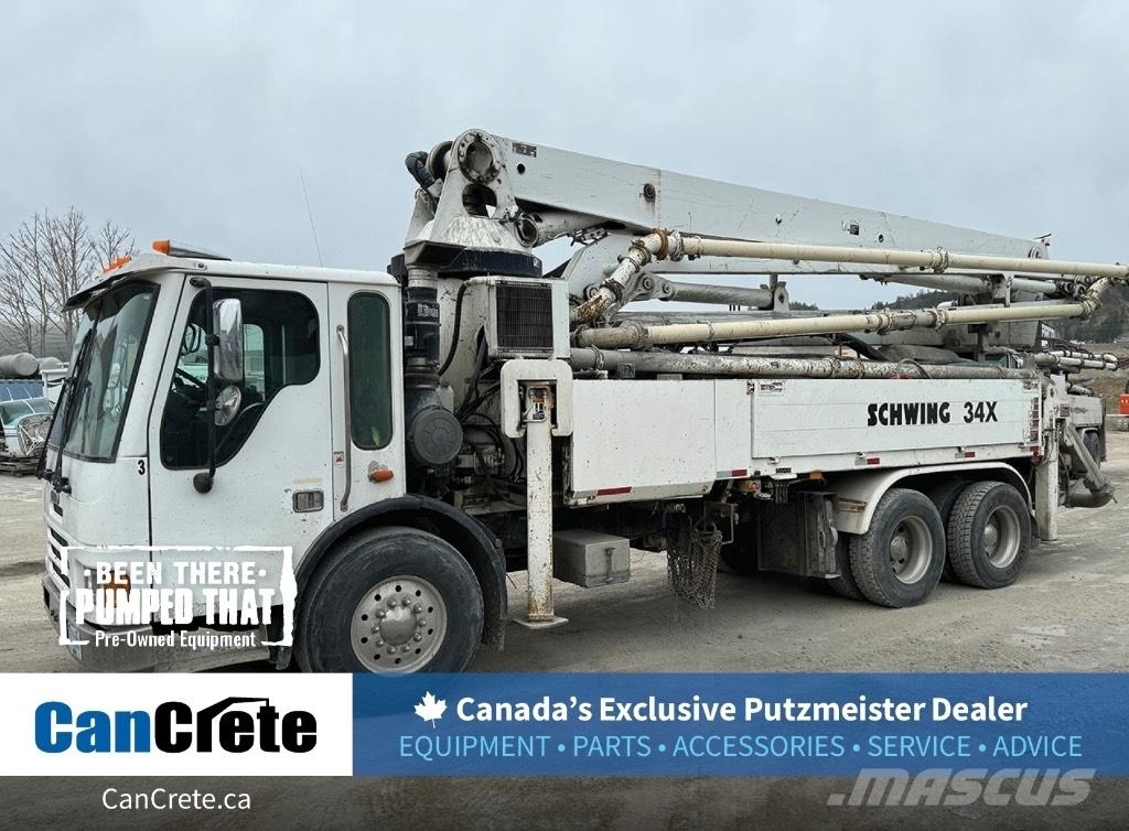 Schwing 34x (#1019) Betooni pumpautod