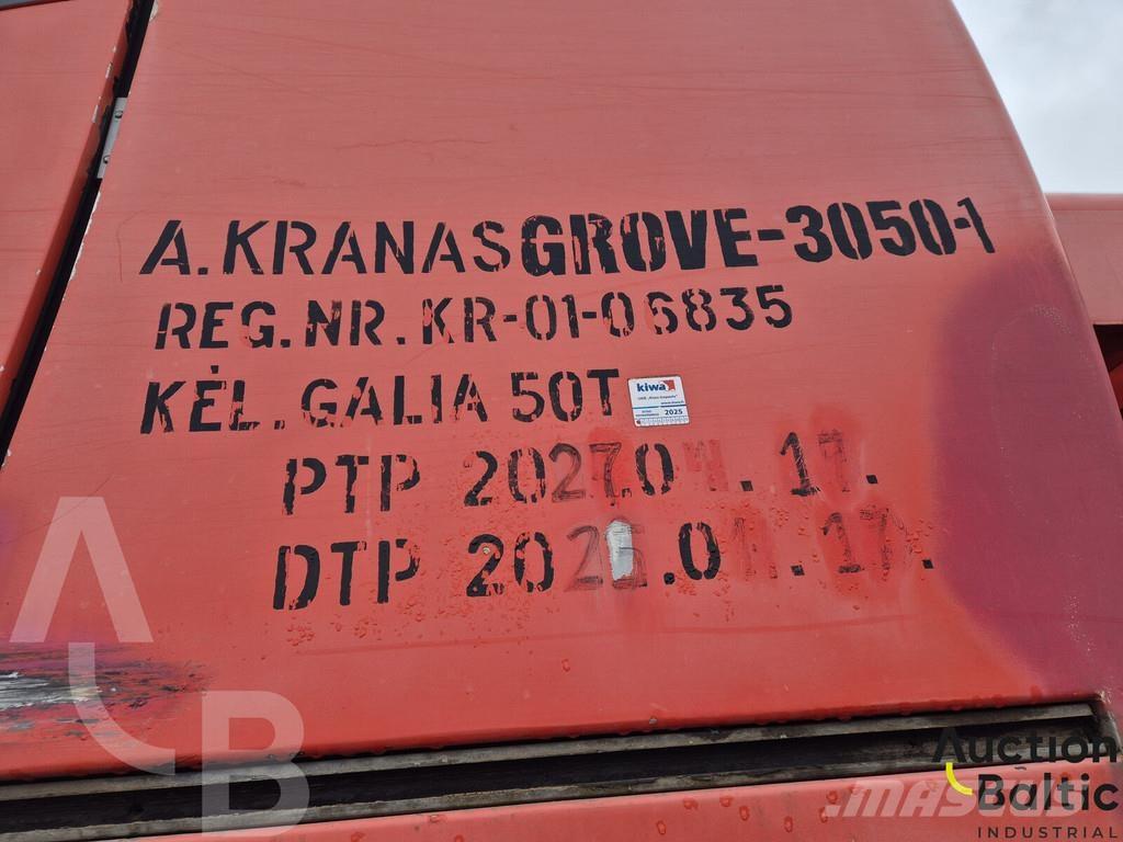 Grove GMK 3050 Kraanaga veokid