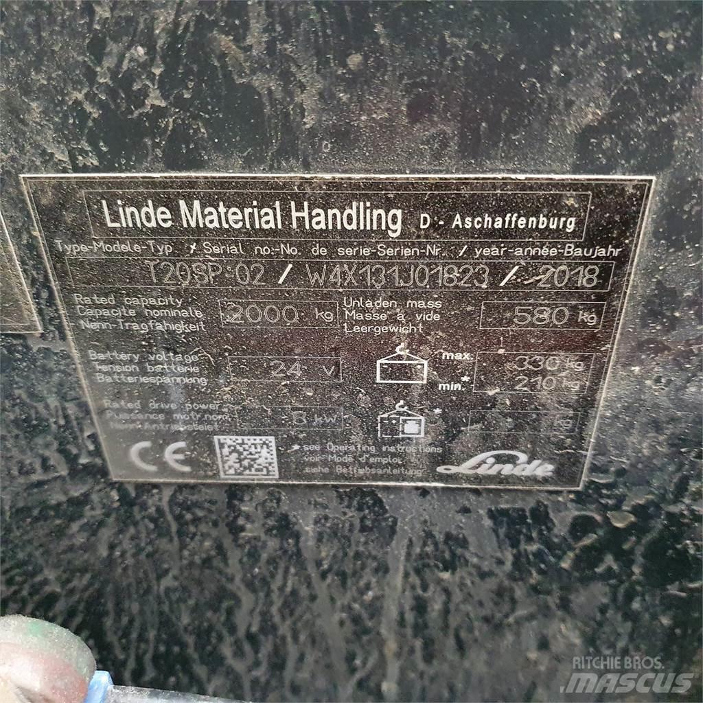 Linde T20SP kurz Elektriline alusesiirdaja