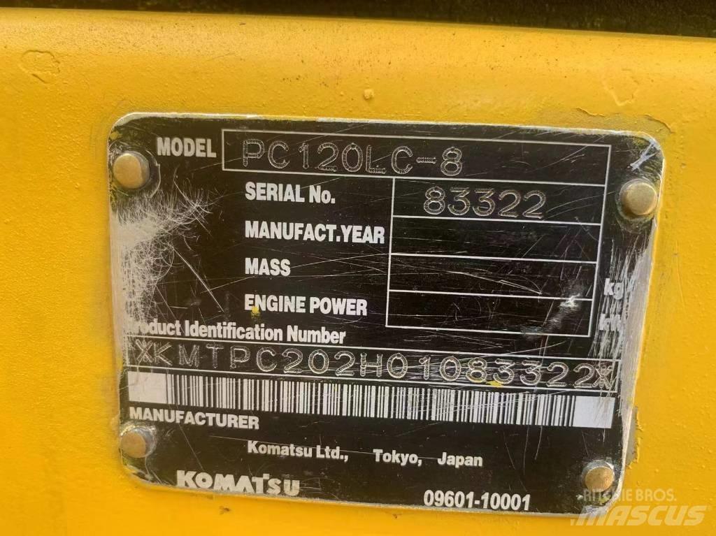 Komatsu PC 120-8 Väikeekskavaatorid 7t-12t