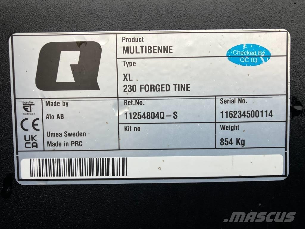 Ålö Multibenne XL Frontaallaadurite tarvikud