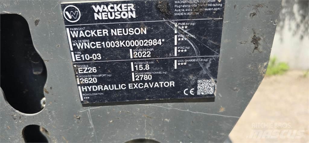 Wacker Neuson EZ26 Roomikekskavaatorid