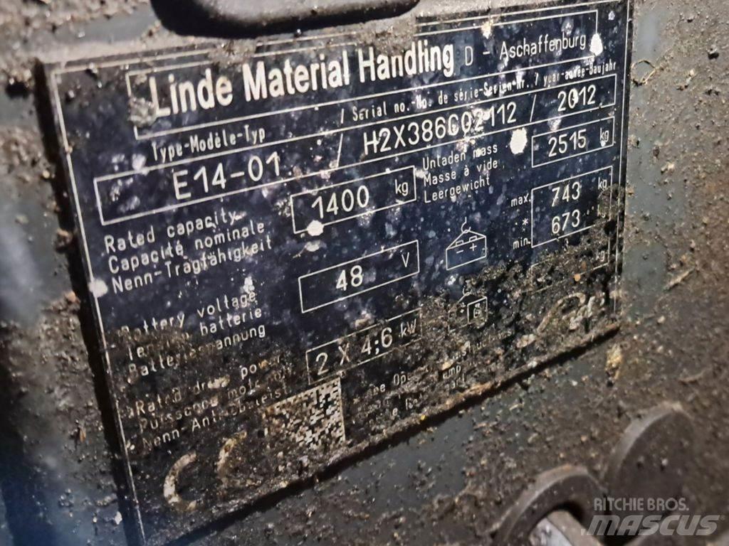Linde E14-01 Elektritõstukid