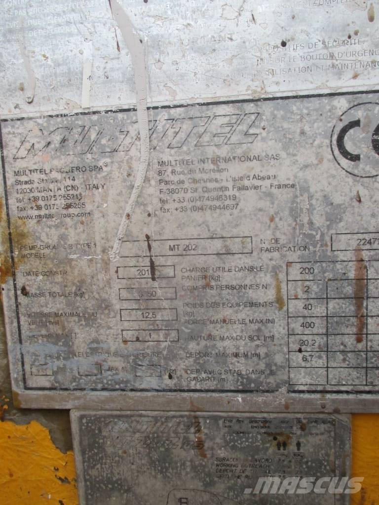 Multitel MT 202 Auto korvtõstukid