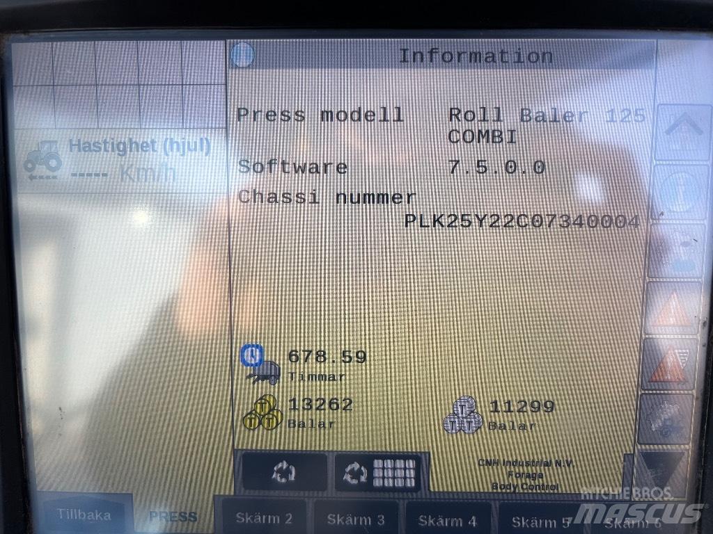 New Holland RB 125 Ruloonpressid