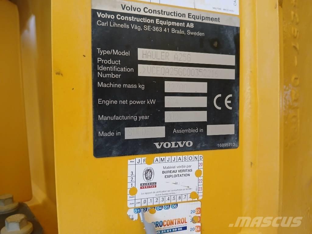 Volvo A 25 G Liigendraamiga pinnaseveokid
