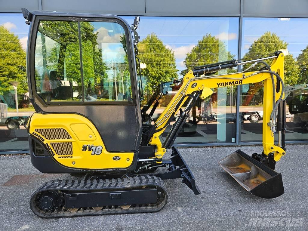 Yanmar SV 18 Miniekskavaatorid < 7 t
