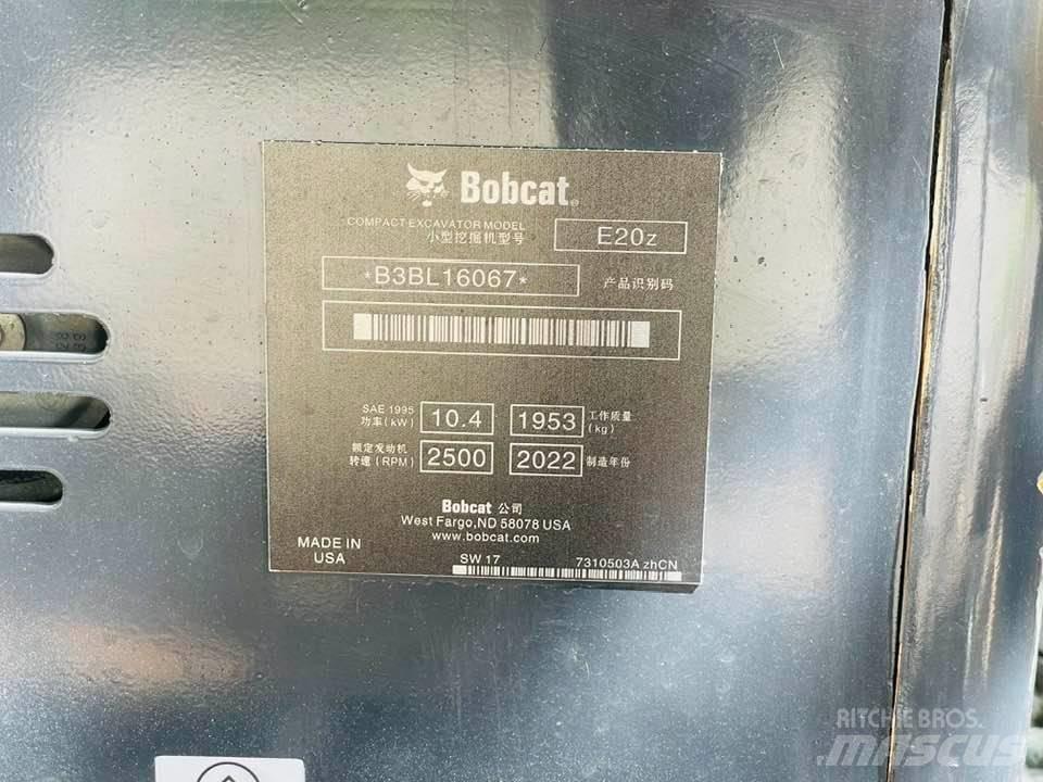Bobcat E20z Miniekskavaatorid < 7 t