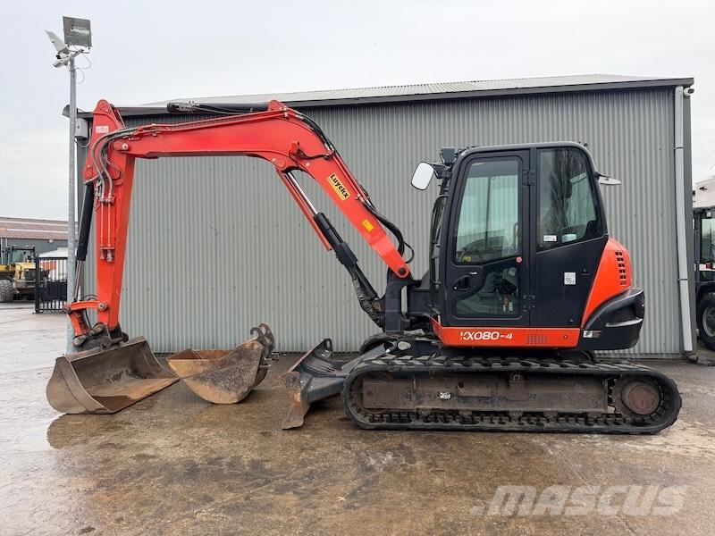 Kubota KX 080-4 Väikeekskavaatorid 7t-12t