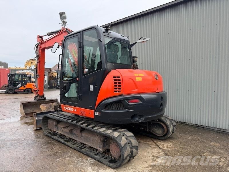 Kubota KX 080-4 Väikeekskavaatorid 7t-12t