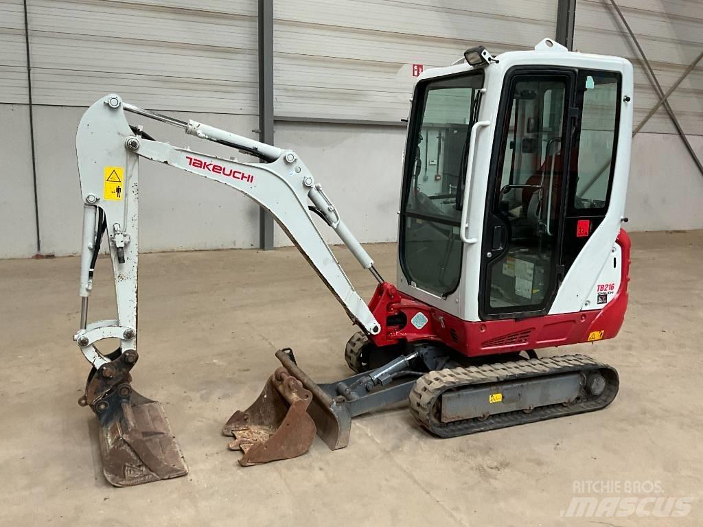 Takeuchi TB 216 Miniekskavaatorid < 7 t