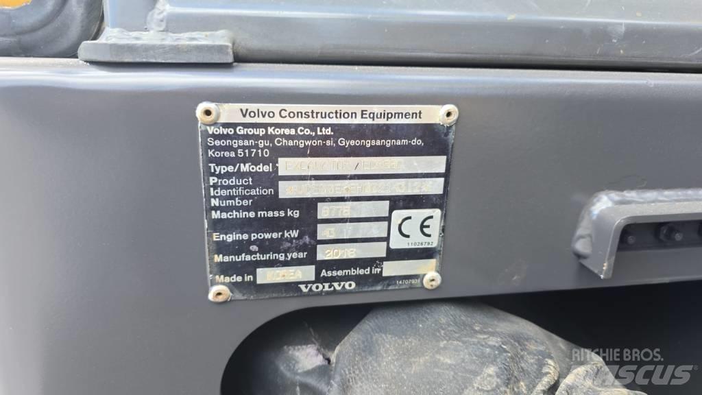 Volvo ECR 88 D Väikeekskavaatorid 7t-12t