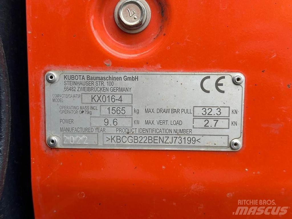 Kubota KX016-4 Miniekskavaatorid < 7 t