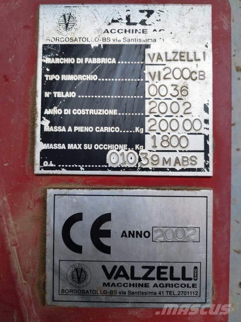  Valzelli 200 cb Muud haagised