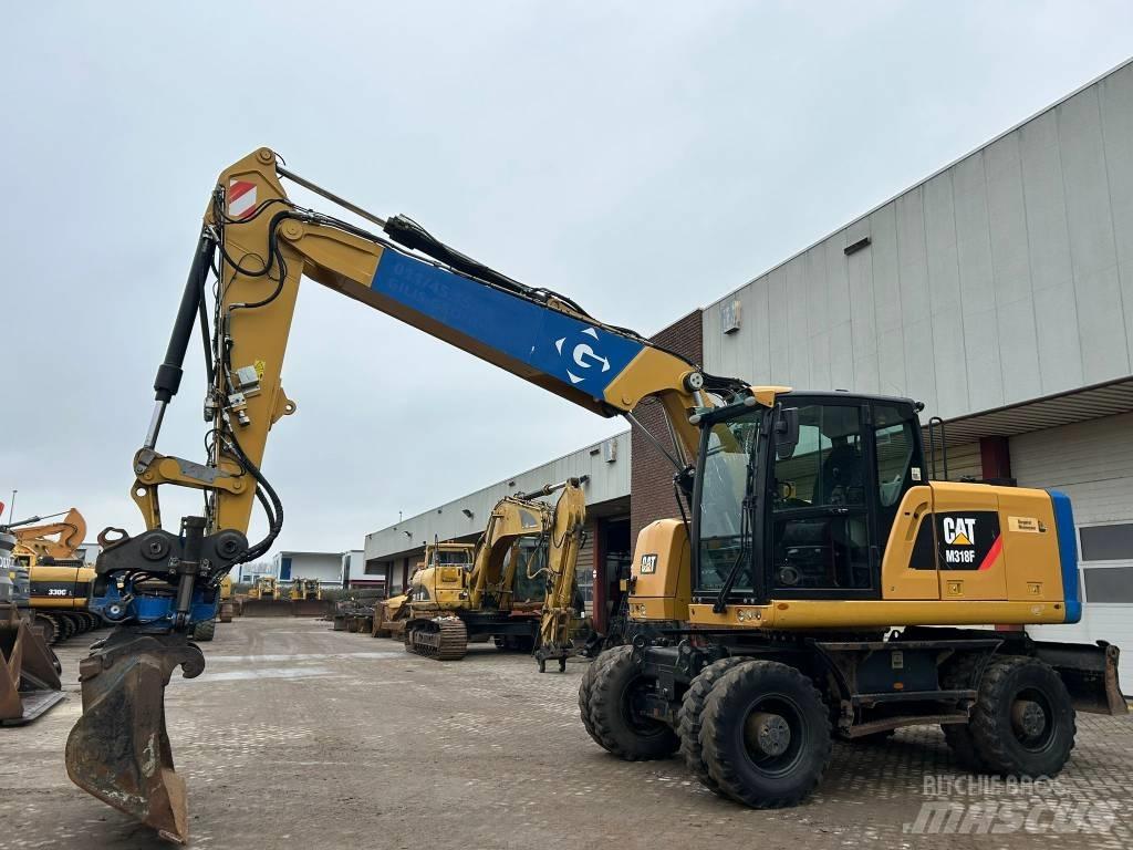 CAT M 318 F Ratasekskavaatorid