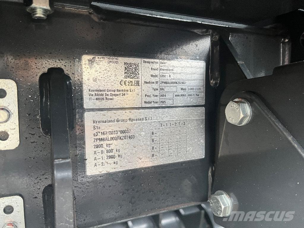 Kverneland 6350R Ruloonpressid