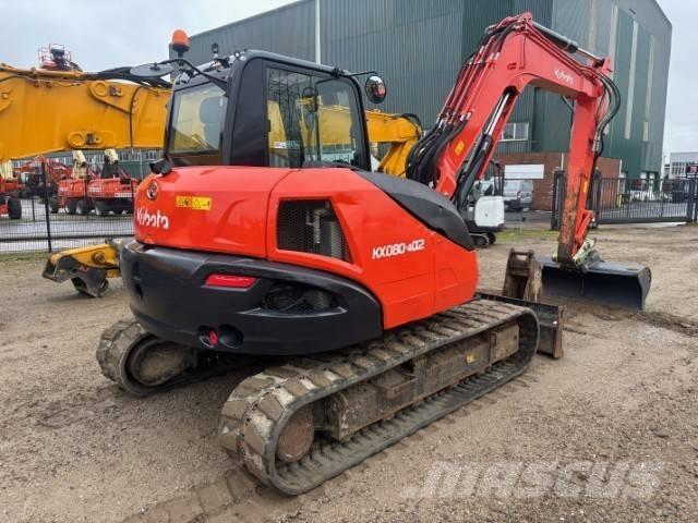Kubota KX 080-4 Väikeekskavaatorid 7t-12t