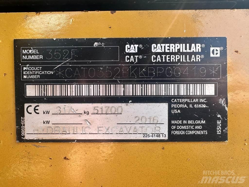 CAT 352F Roomikekskavaatorid