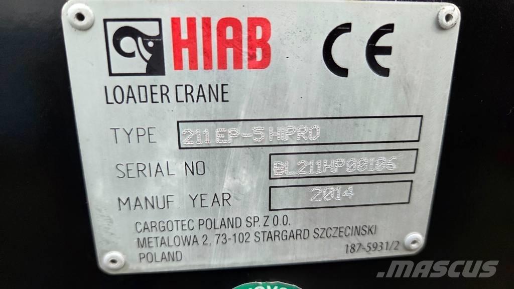 Hiab 211 EP-5 Hipro Autotõstukid