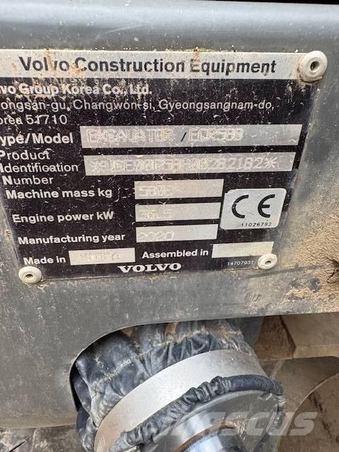 Volvo ECR58D Miniekskavaatorid < 7 t