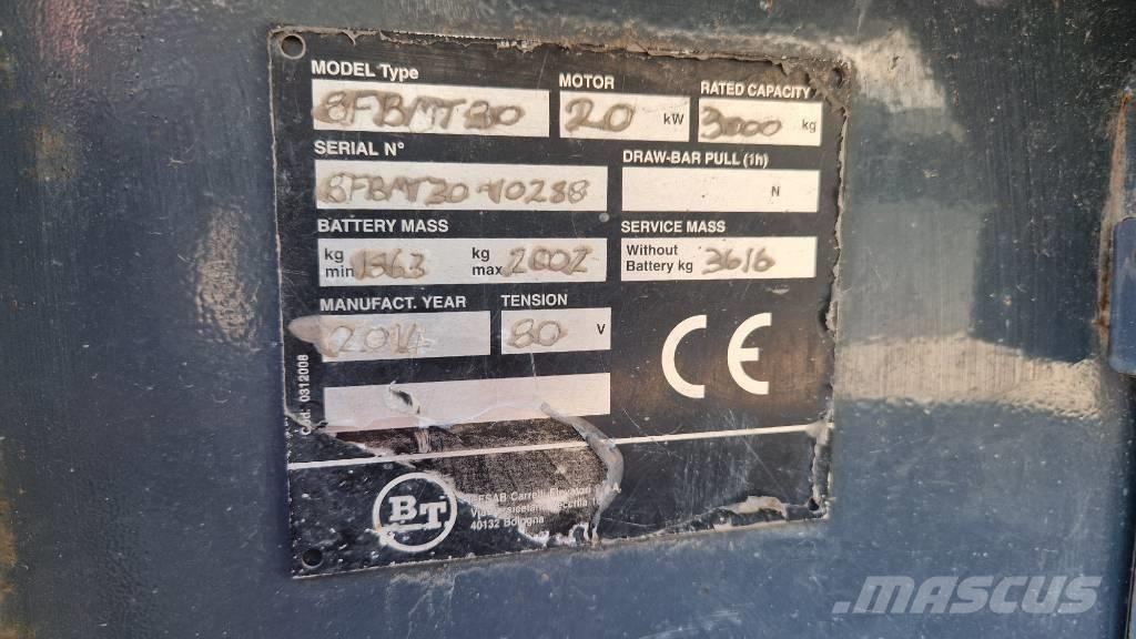 Toyota 8 FBMT 30 Elektritõstukid