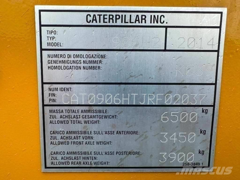 CAT 906 H 2 Rataslaadurid