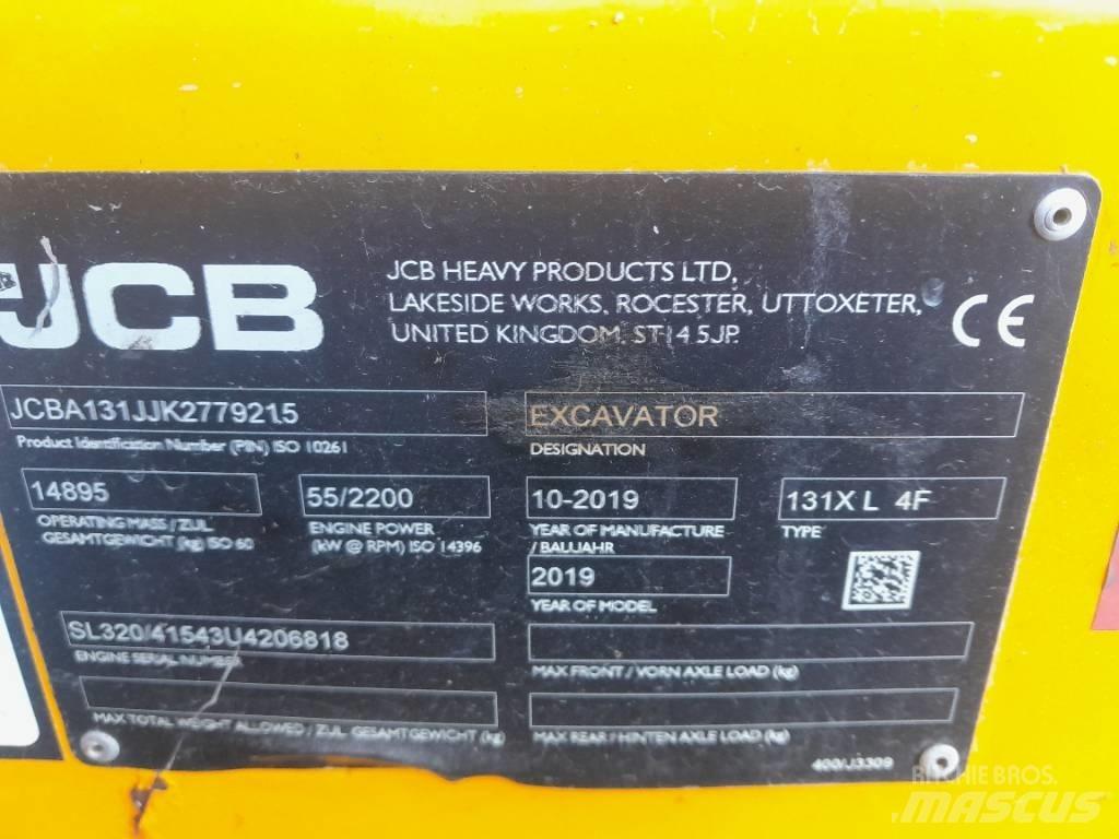 JCB 131 X Roomikekskavaatorid