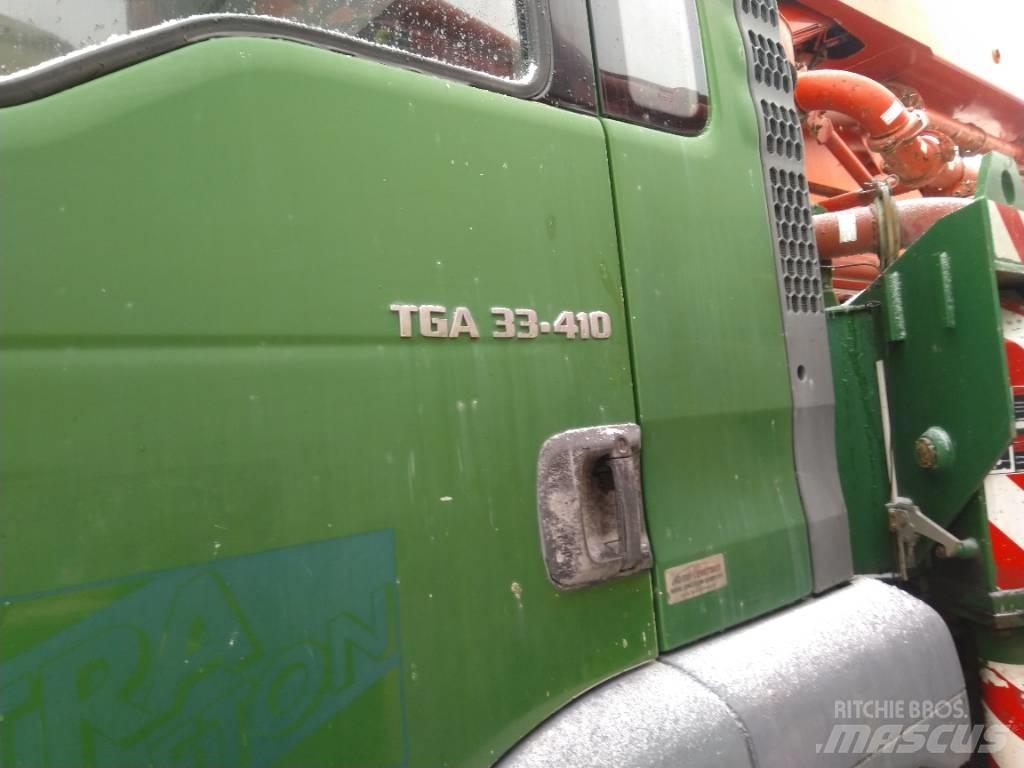 MAN TGA 33.410 Betooni pumpautod