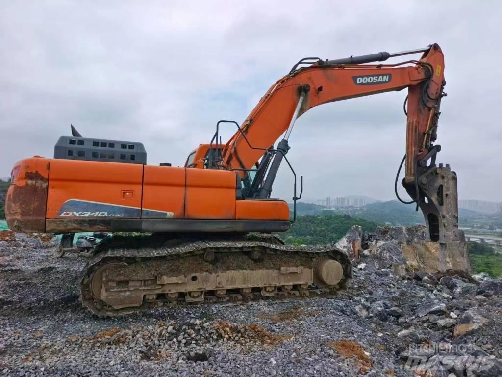 Doosan DX 340 LC-9C Roomikekskavaatorid