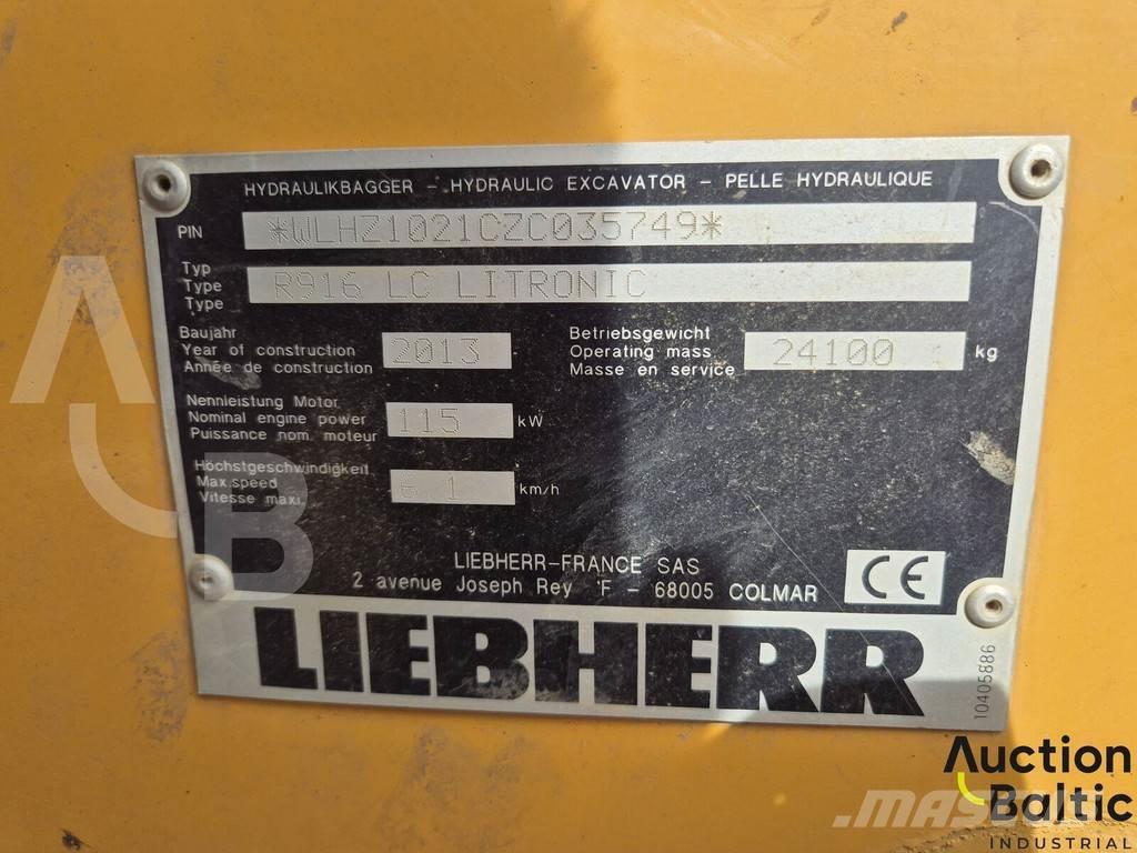 Liebherr R 916 LC Roomikekskavaatorid