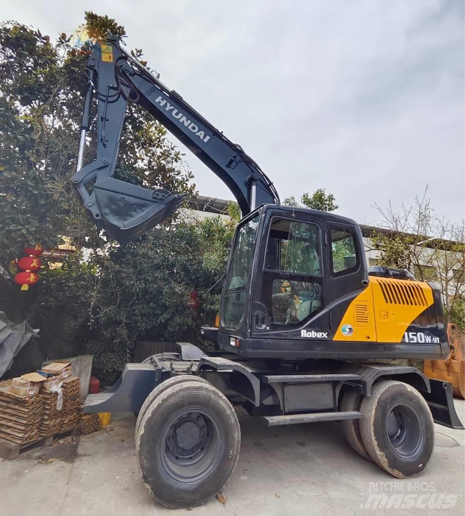 Hyundai 150w Ratasekskavaatorid