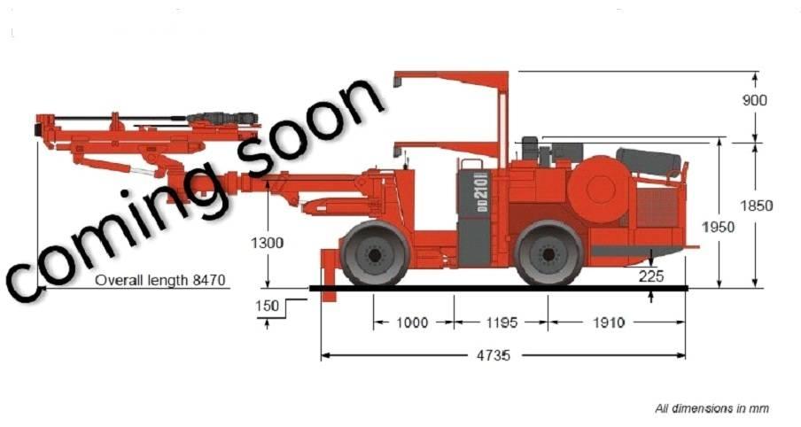Sandvik DD 210 Tunneli-ja maa-aluse kavanduse puurid