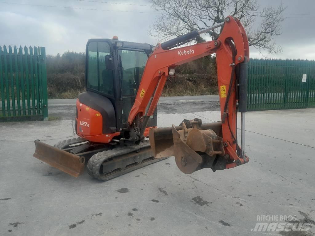 Kubota U 27-4 Miniekskavaatorid < 7 t