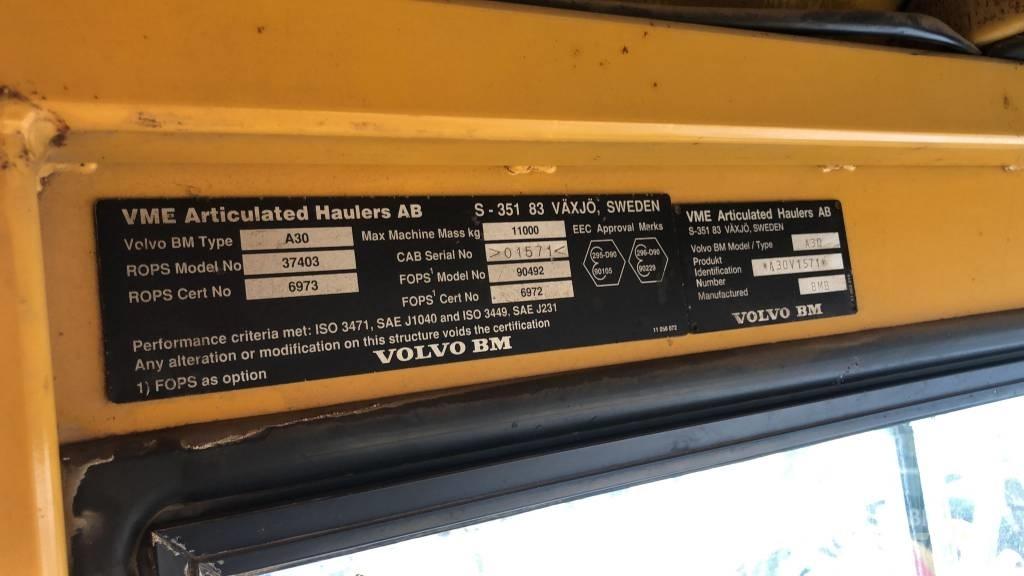 Volvo A 30 Liigendraamiga pinnaseveokid