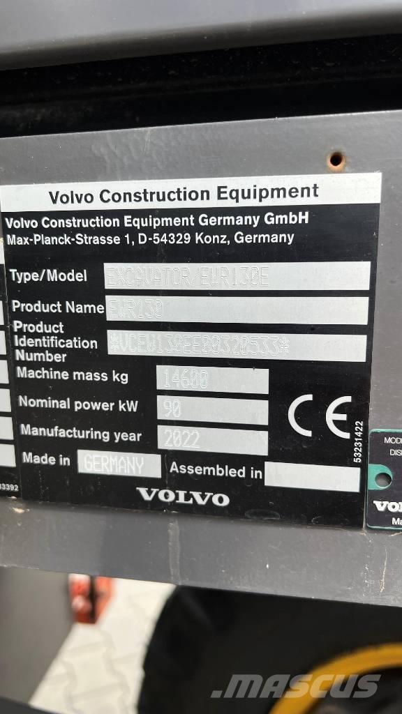 Volvo EWR 130 E Ratasekskavaatorid