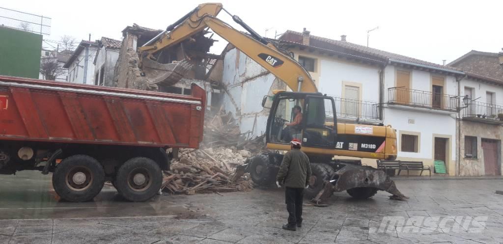 CAT M318d Ratasekskavaatorid