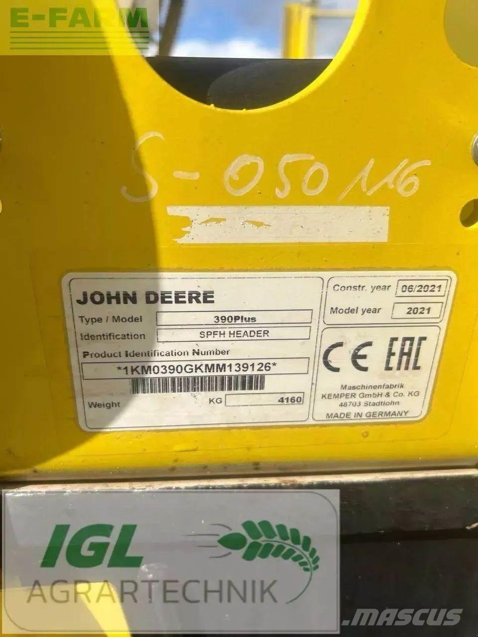 John Deere 9700 i Silokombainid